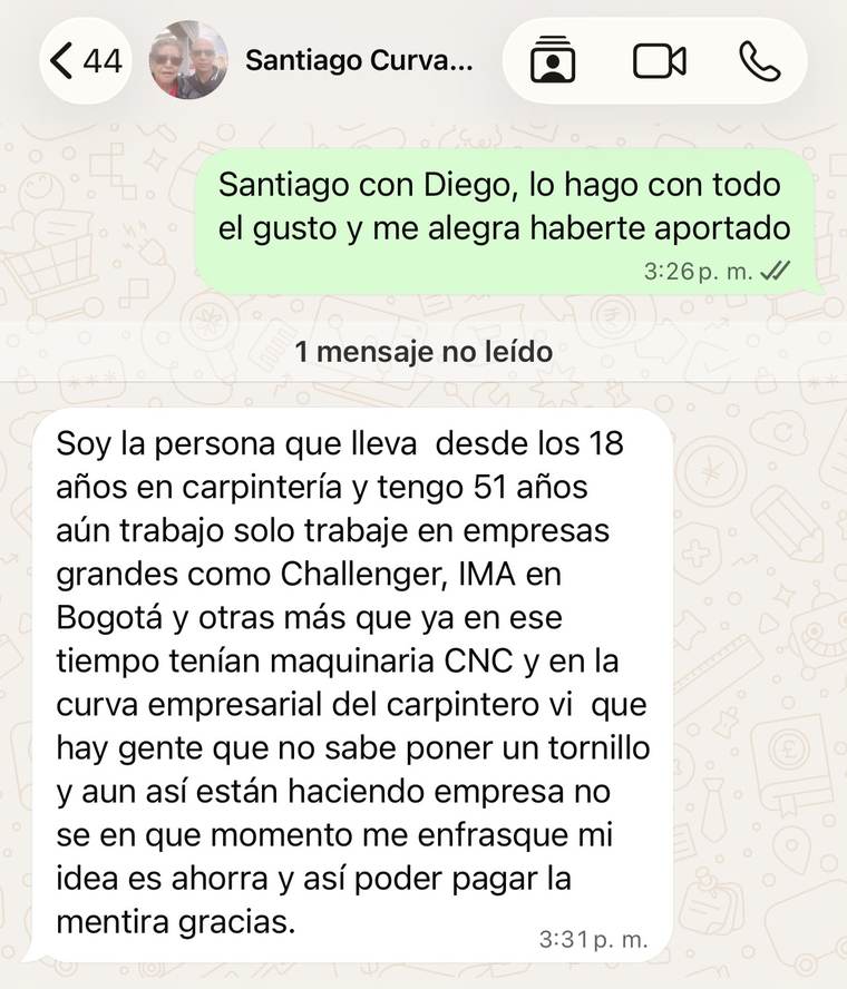 Testimonio 2 segunda parte sobre transformación del taller